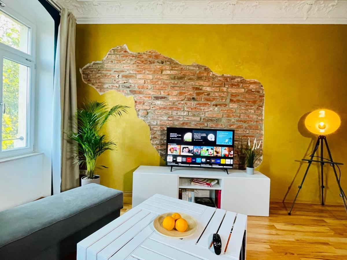 Edle Ferienwohnung - Industrial Style Dresda Esterno foto